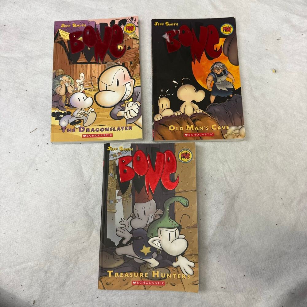 3 Bone Jeff Smith Comic Books Graphic Novels 4 6 8 #4 #6 #8
